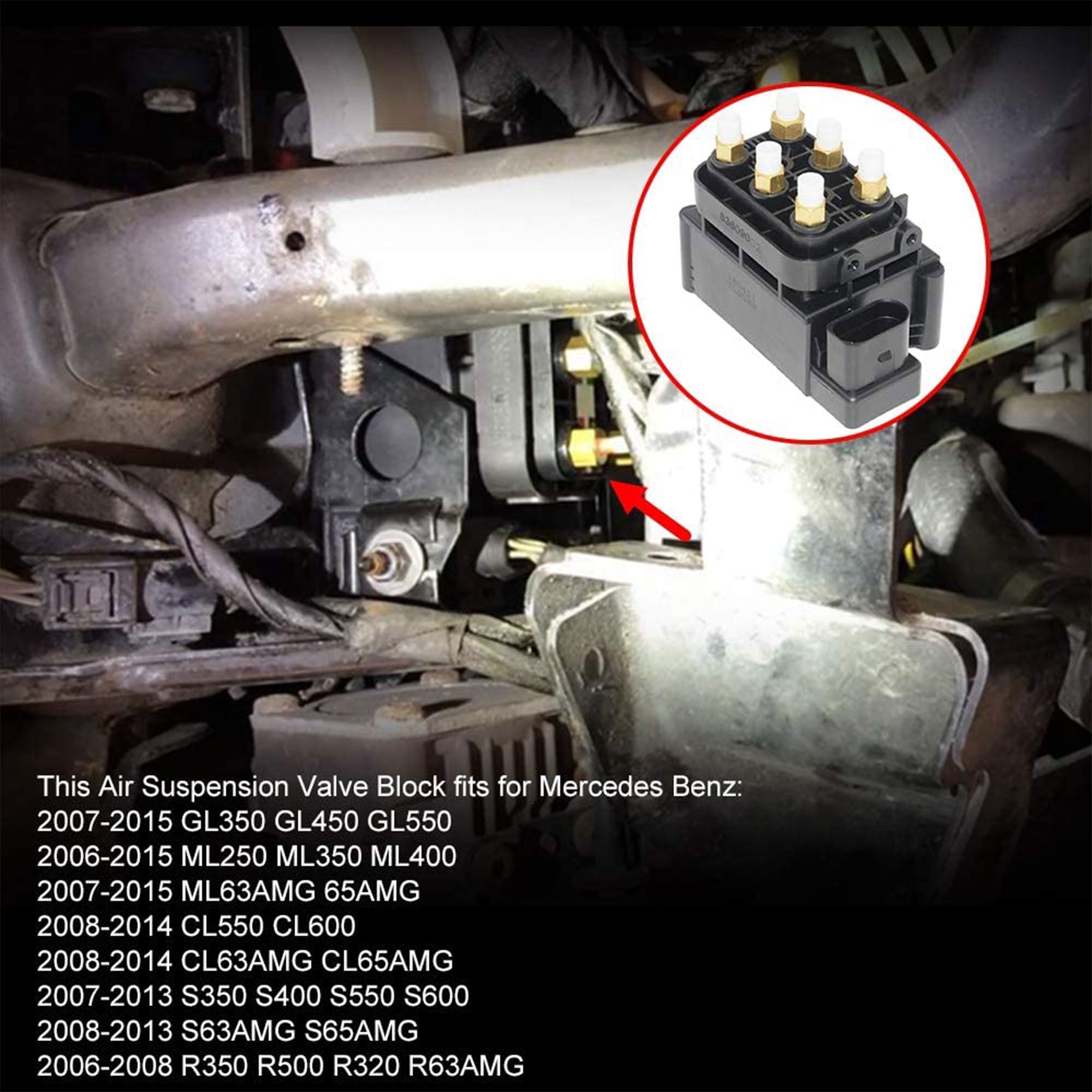 GeLouXi EBY-MB011-VC-1597 Air Compressor Valve Block for Mercedes Benz (Used) - VMInnovations
