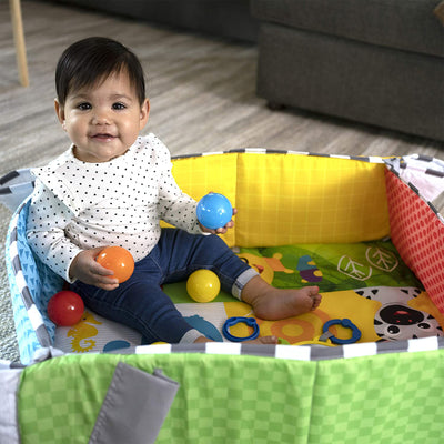 Baby Einstein Newborn 5 in 1 Ball Pit Gym Playspace Activity Play Center Mat