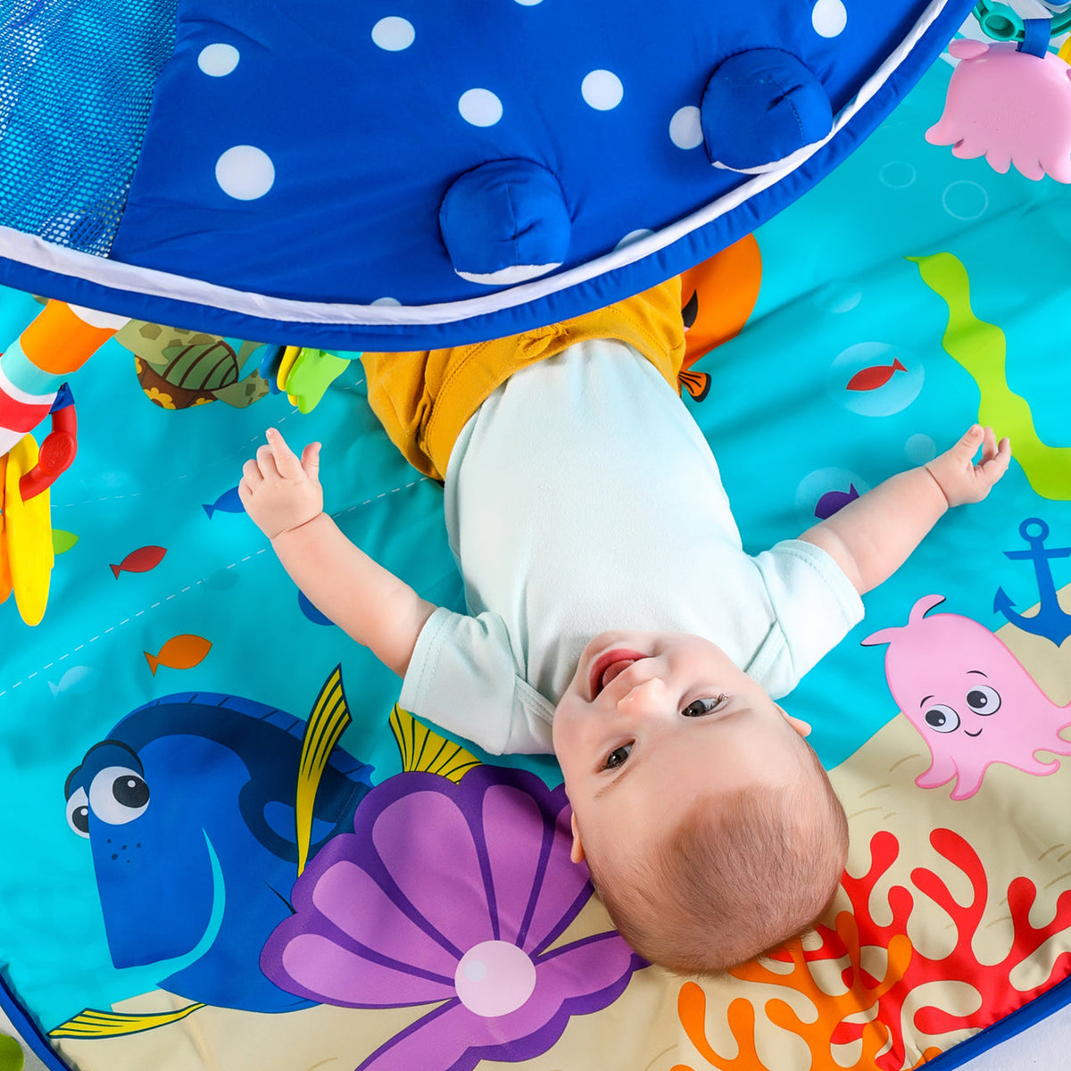 Bright Starts Disney Baby Finding Nemo Lights and Music Infant Activity Gym Mat - VMInnovations