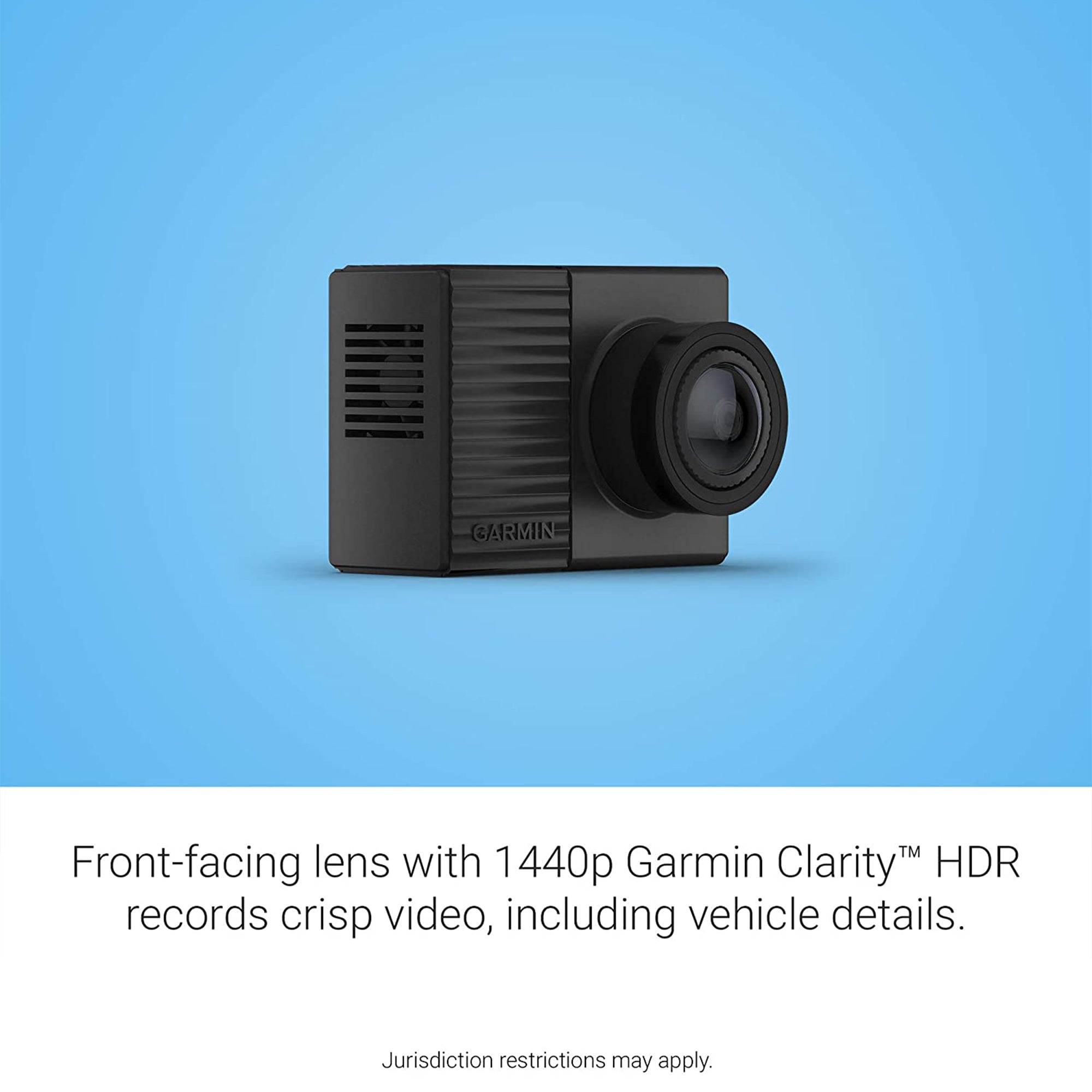 Garmin Dual Front and Rear Lens GPS Enabled Car Dash Camera with Night Vision