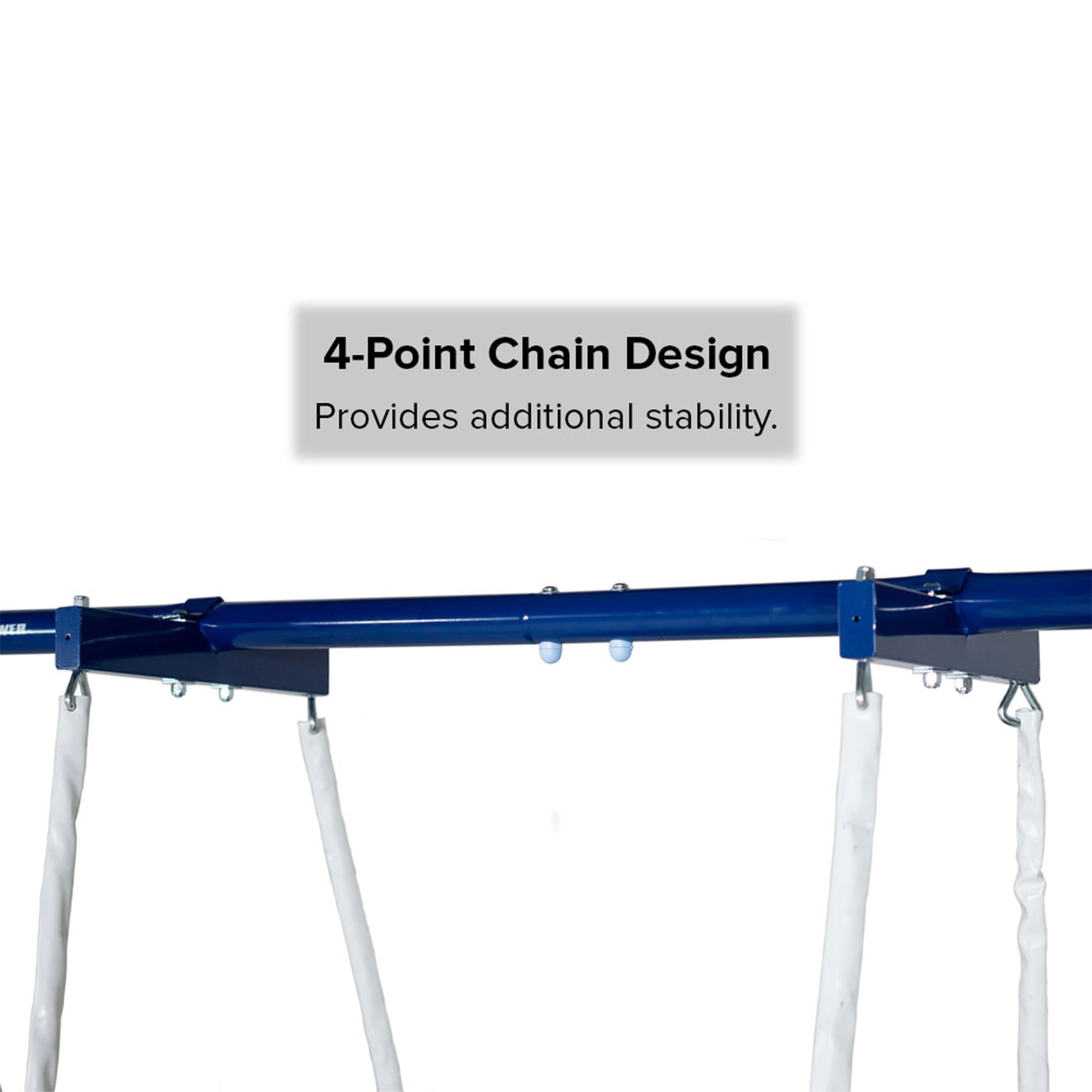 Sportspower Super 8 Medium to Large Backyard Fun Heavy Duty Metal Swing Set - VMInnovations
