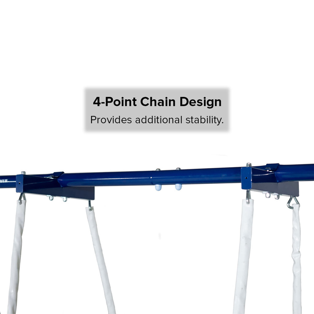 Sportspower Super 8 Medium to Large Backyard Fun Heavy Duty Metal Swing Set