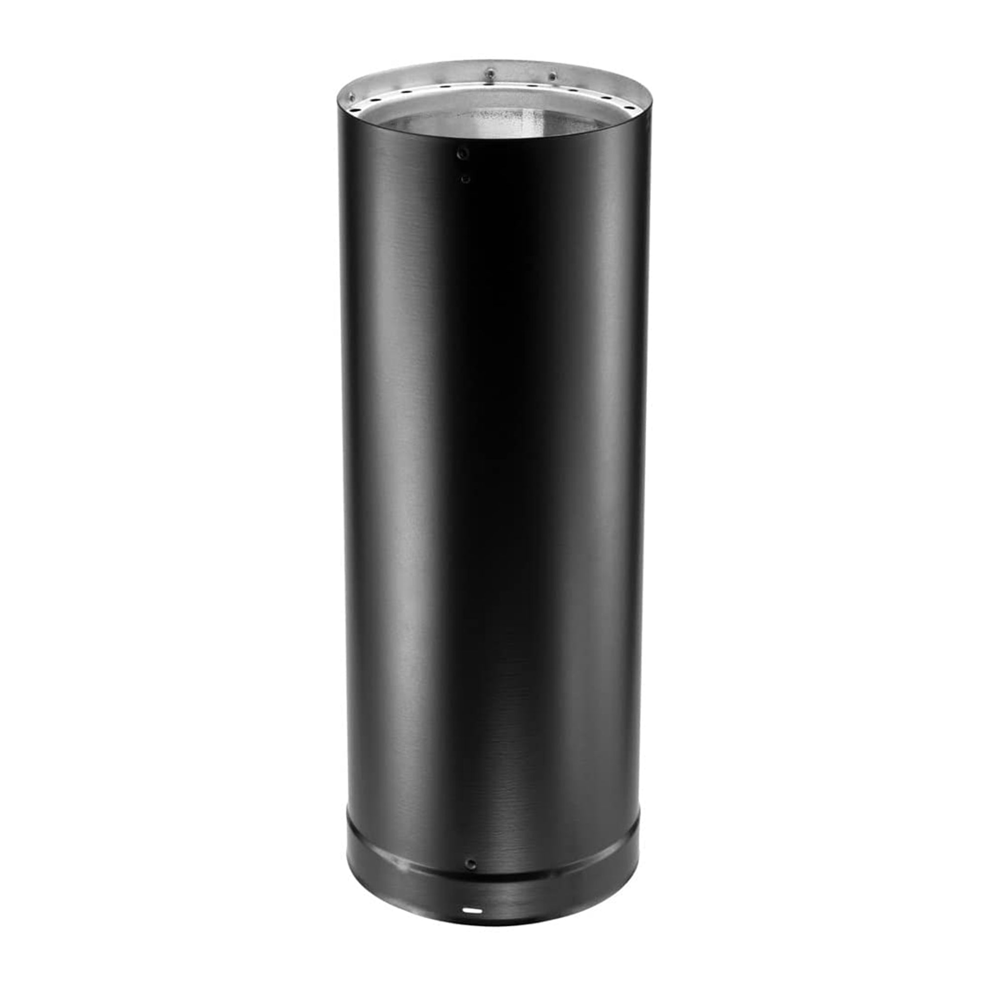 DuraVent DVL 6DVL-12 6-Inch Galvanized Steel Double Wall Stove Pipe, Black(Used) - VMInnovations