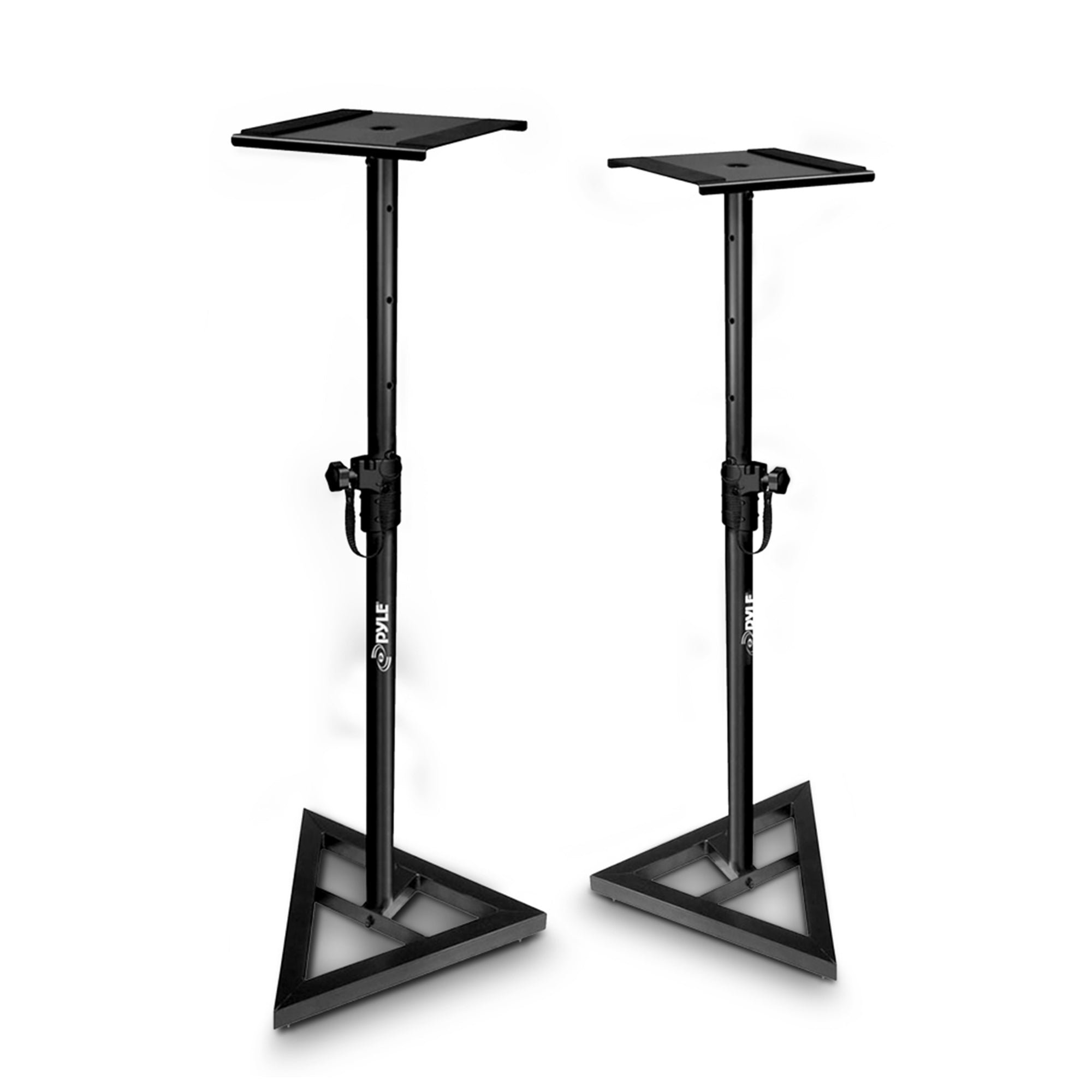 PylePro PSTND35.5 Telescoping Heavy Studio Monitor Speaker Stands (Open Box) - VMInnovations