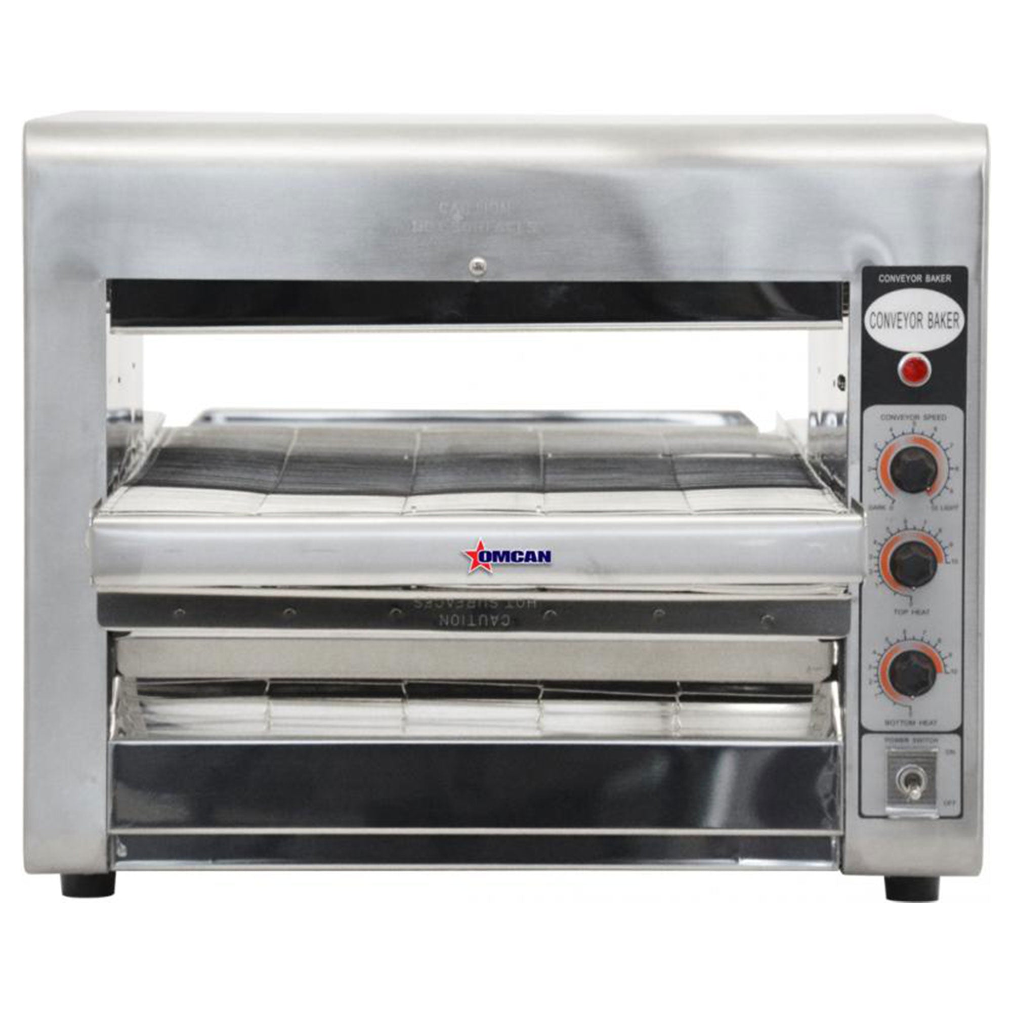 Omcan 11387 14 Inch Conveyor Belt Stainless Steel Baking Toaster Oven(For Parts) - VMInnovations
