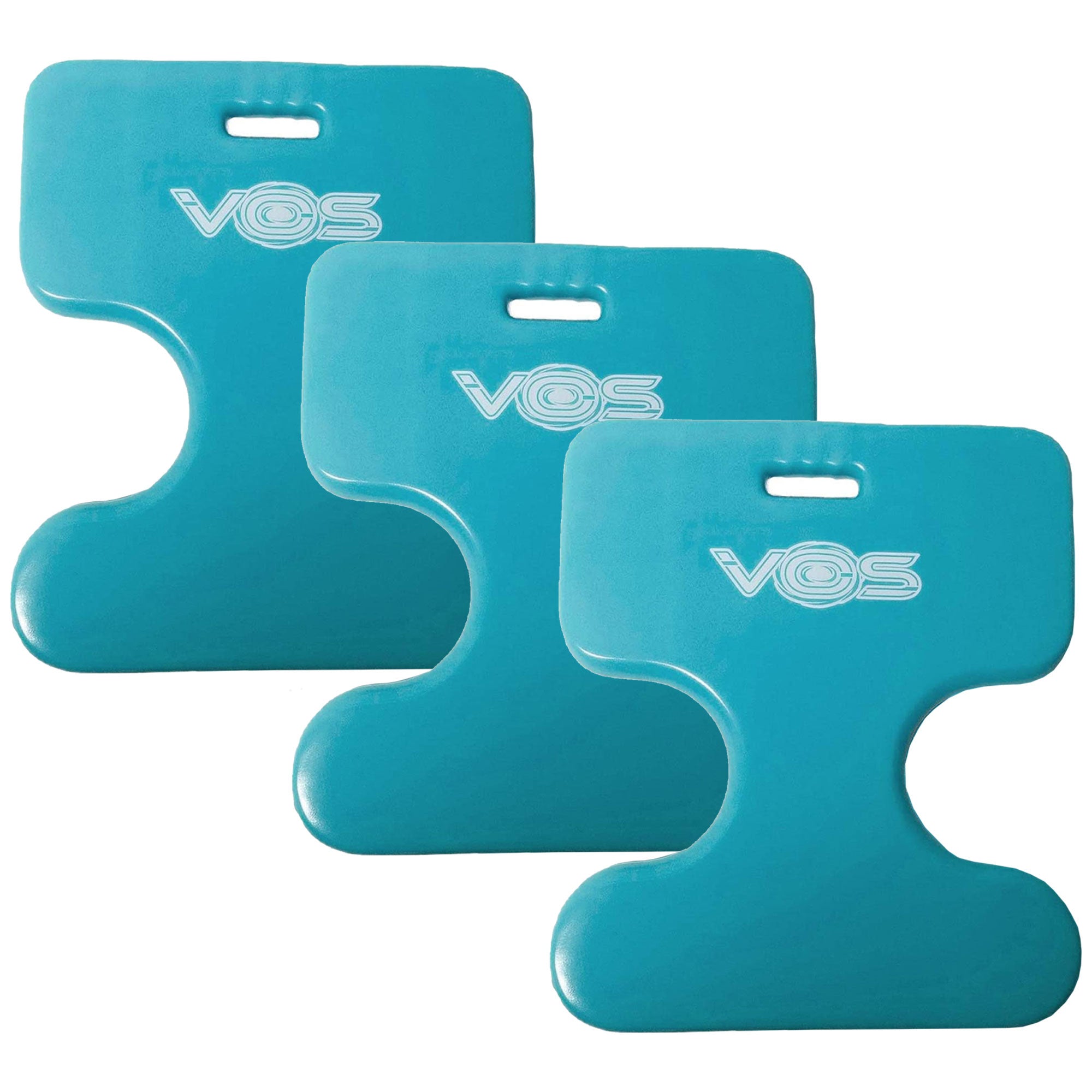 Vos Oasis Water Saddle Pool Float Seat for Adults & Kids, Barrier Blue (3 Pack)