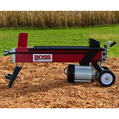 Boss Industrial 5 Ton Lightweight Portable Hydraulic Electric Home Log Splitter
