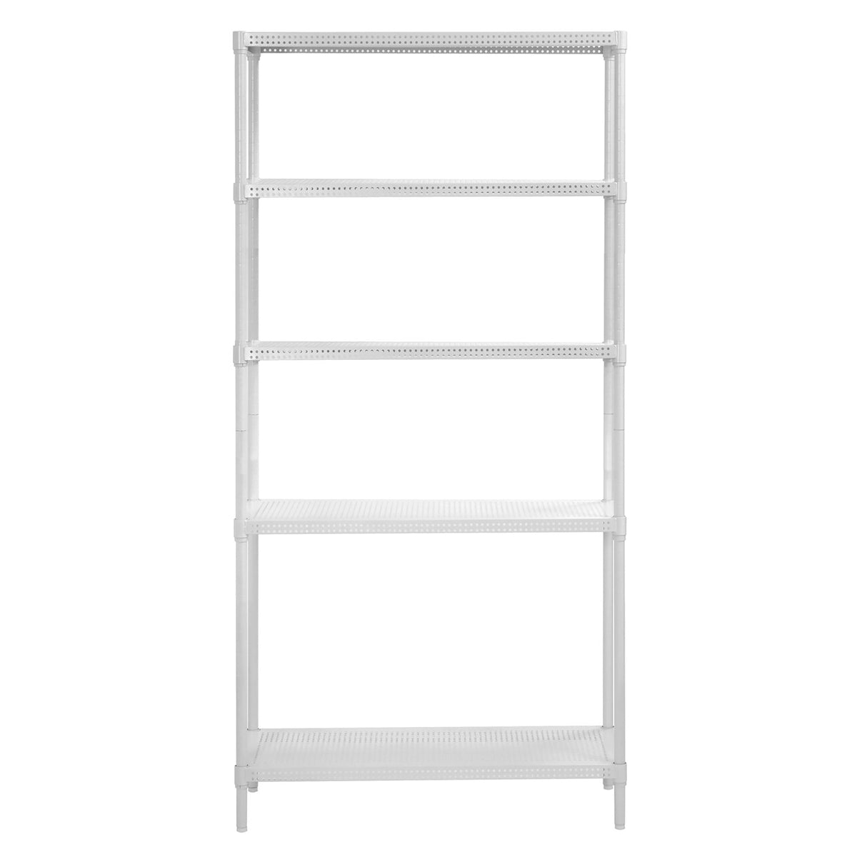 Muscle Rack 71 Inch Tall 5 Tier Perforated Steel Shelving Storage Unit (Used)