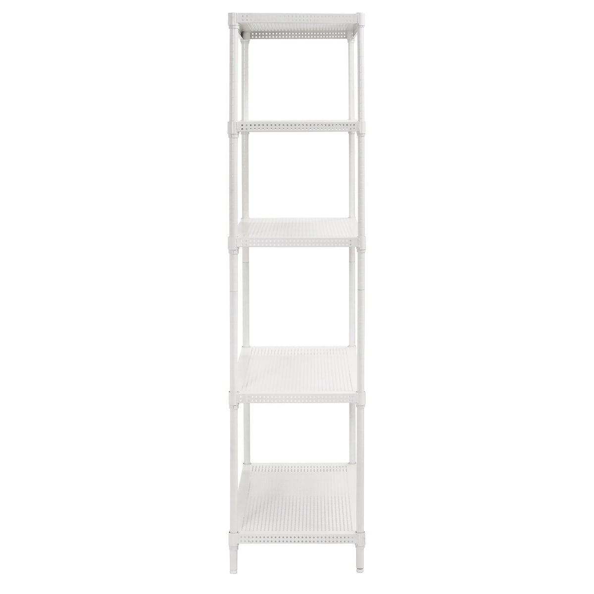 Muscle Rack 71 Inch Tall 5 Tier Perforated Steel Shelving Storage Unit(Open Box)