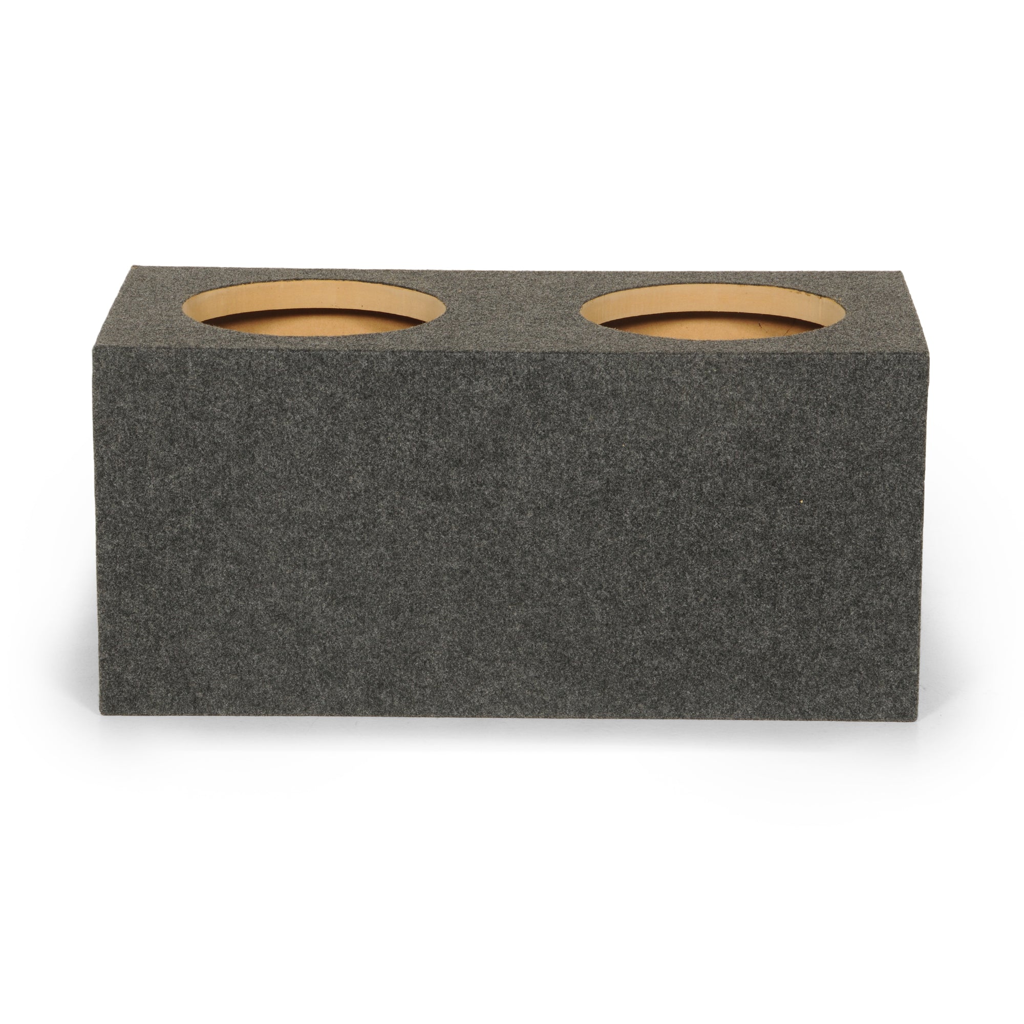 QPower 10" Heavy-Duty Dual Sealed Vehicle Subwoofer Enclosure Box (Open Box) - VMInnovations