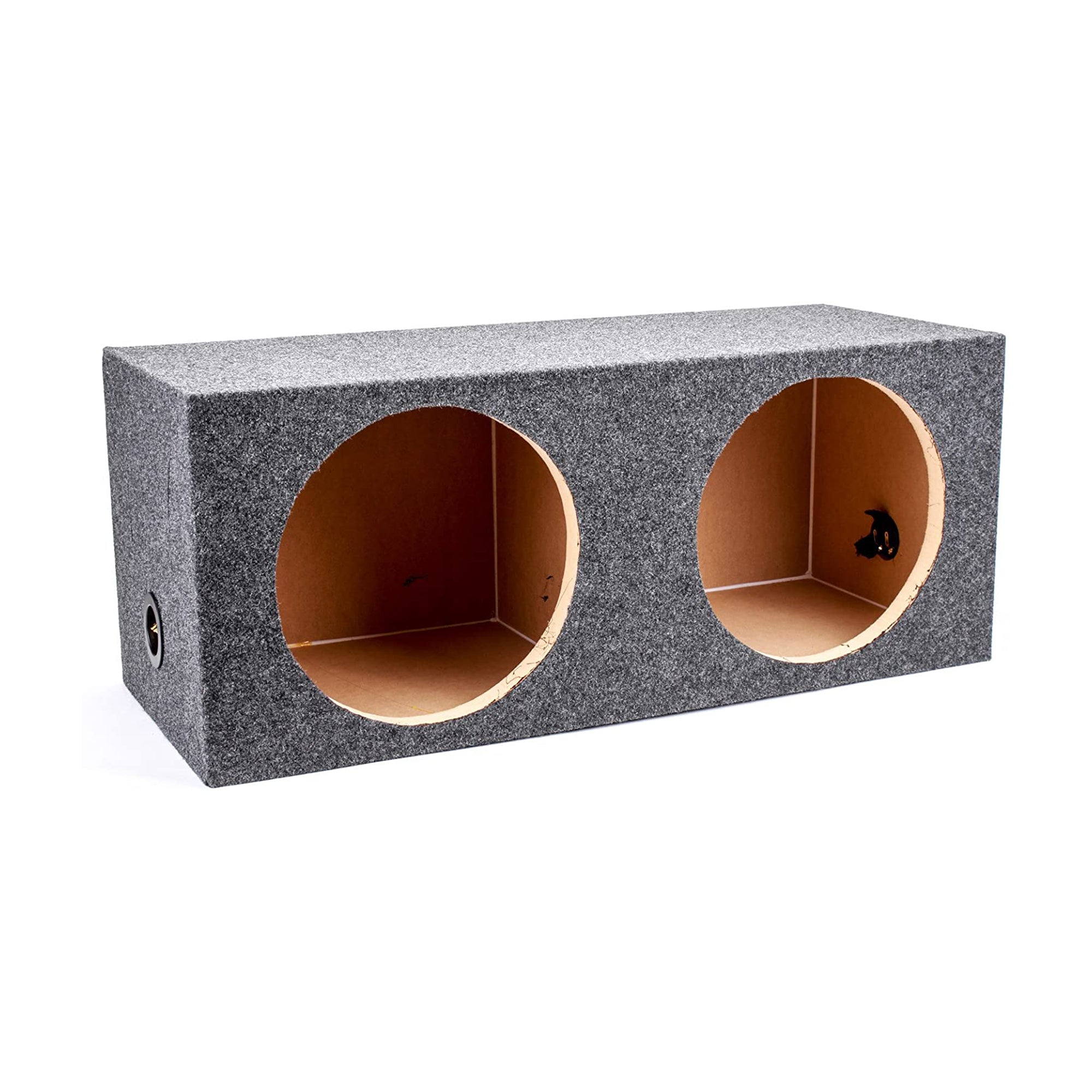 QPower 12" Heavy-Duty Sealed Vehicle Subwoofer Enclosure Woofer Box (Open Box) - VMInnovations