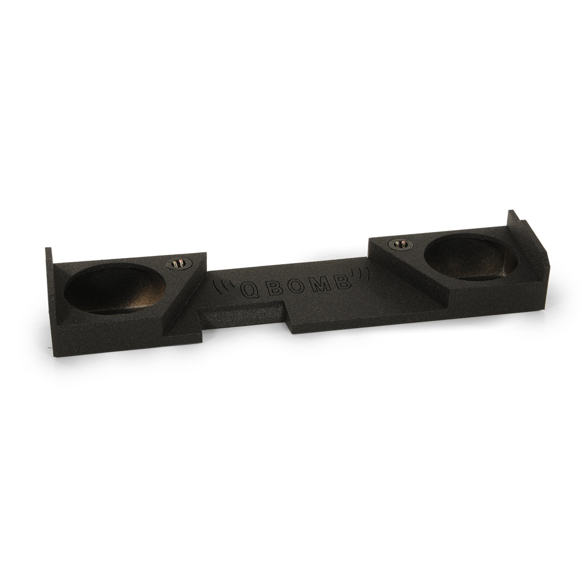 QPower 2014 DCAB Underseat Downfire Dual 10 In Sealed Subwoofer Cabinet (Used) - VMInnovations