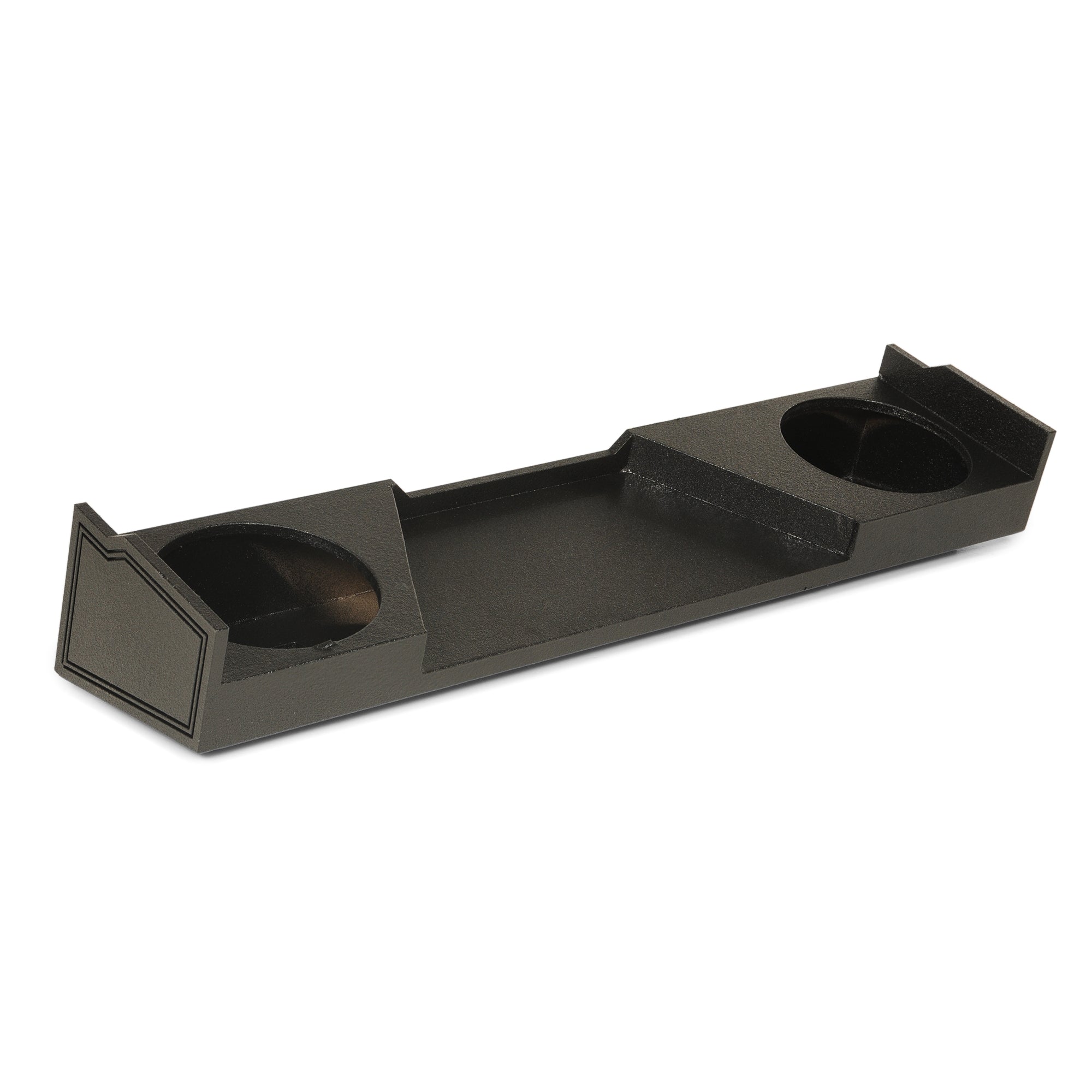 QPower 2014 DCAB Underseat Downfire Dual 10 In Sealed Subwoofer Cabinet (Used) - VMInnovations