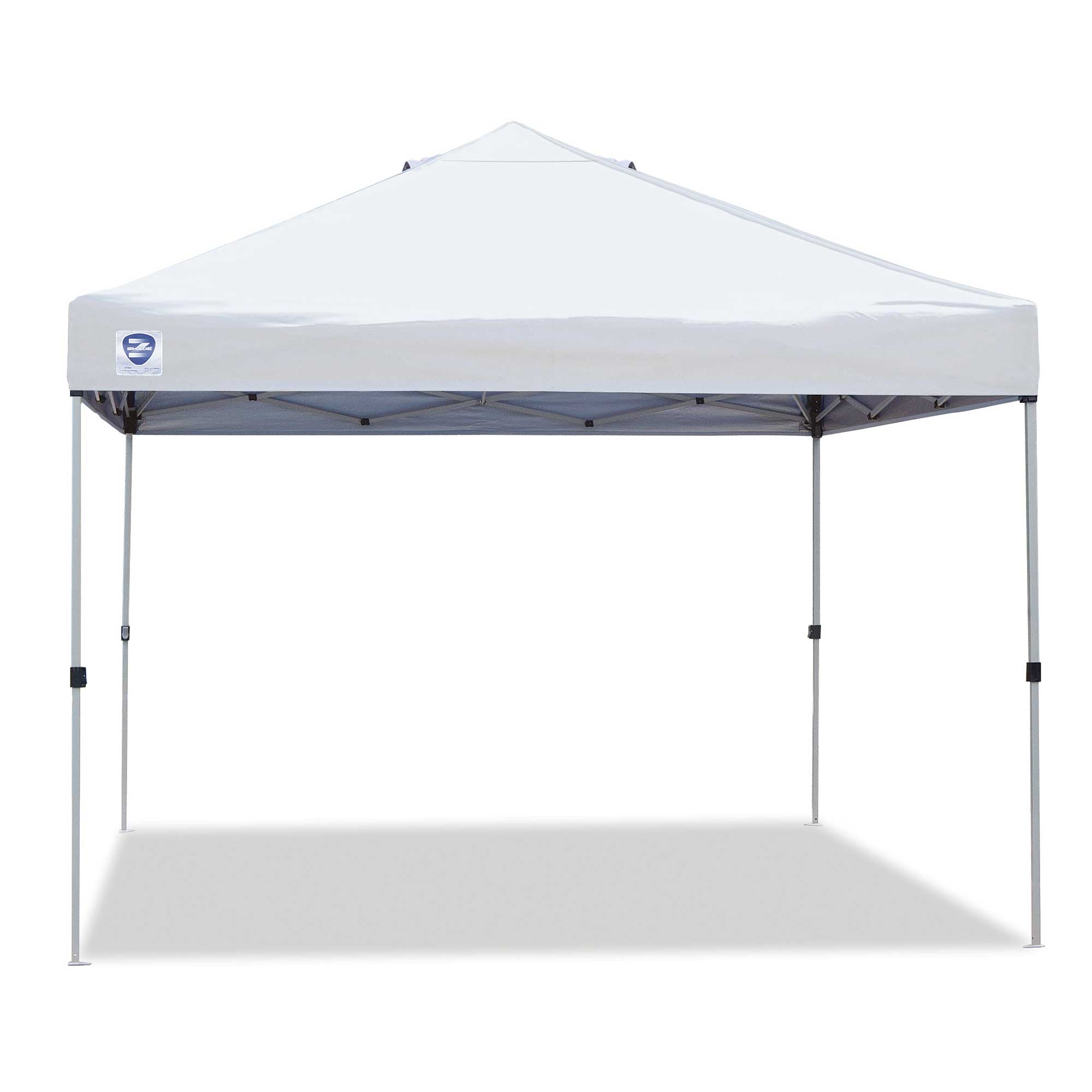 Z-Shade 10' x 10' Straight Leg Portable Instant Shade Tent, White (3 Pack) - VMInnovations