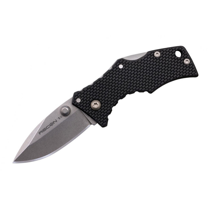 Cold Steel Recon 1 Tactical 2 Inch Micro Spear Point Folding Pocket Knife, Steel - VMInnovations