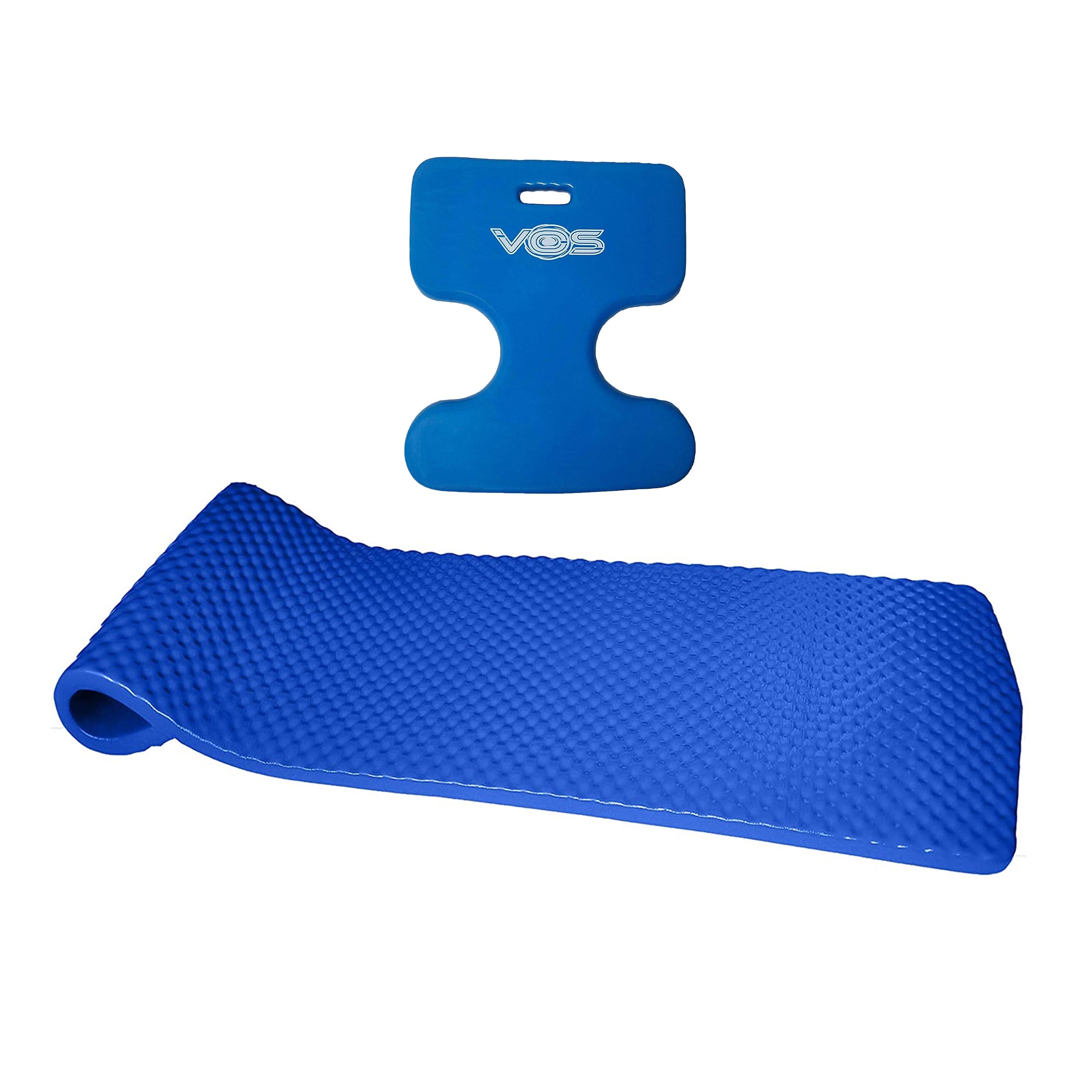 Vos 72" Chlorine Resistant Swimming Pool Float and Oasis Water Saddle Float Seat - VMInnovations