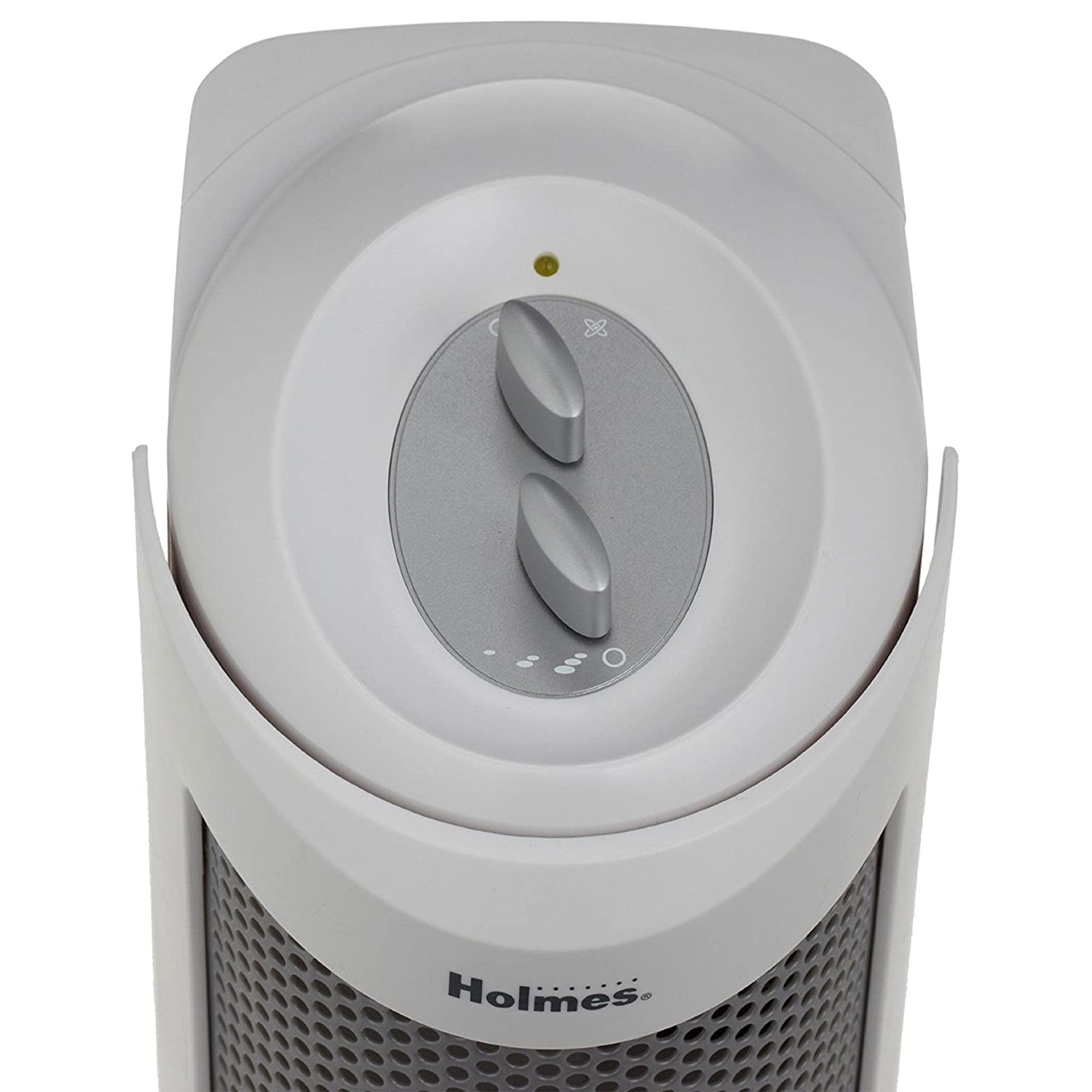 Holmes Indoor Mini Tower Air Purifier & Odor Eliminator for Small Spaces, White