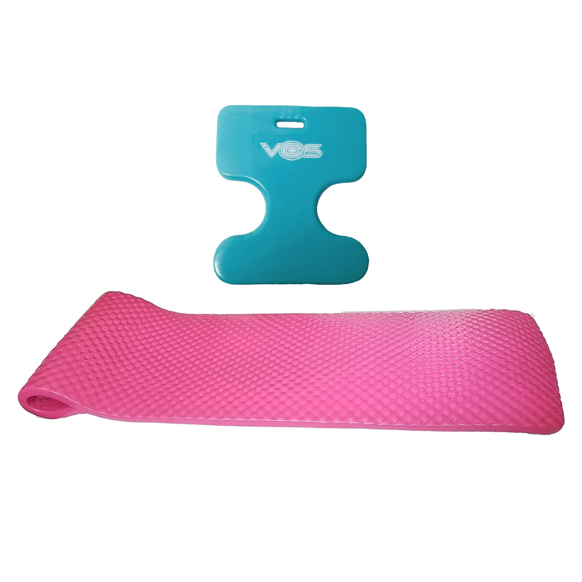 Vos 72" Chlorine Resistant Swimming Pool Float and Oasis Water Saddle Float Seat - VMInnovations