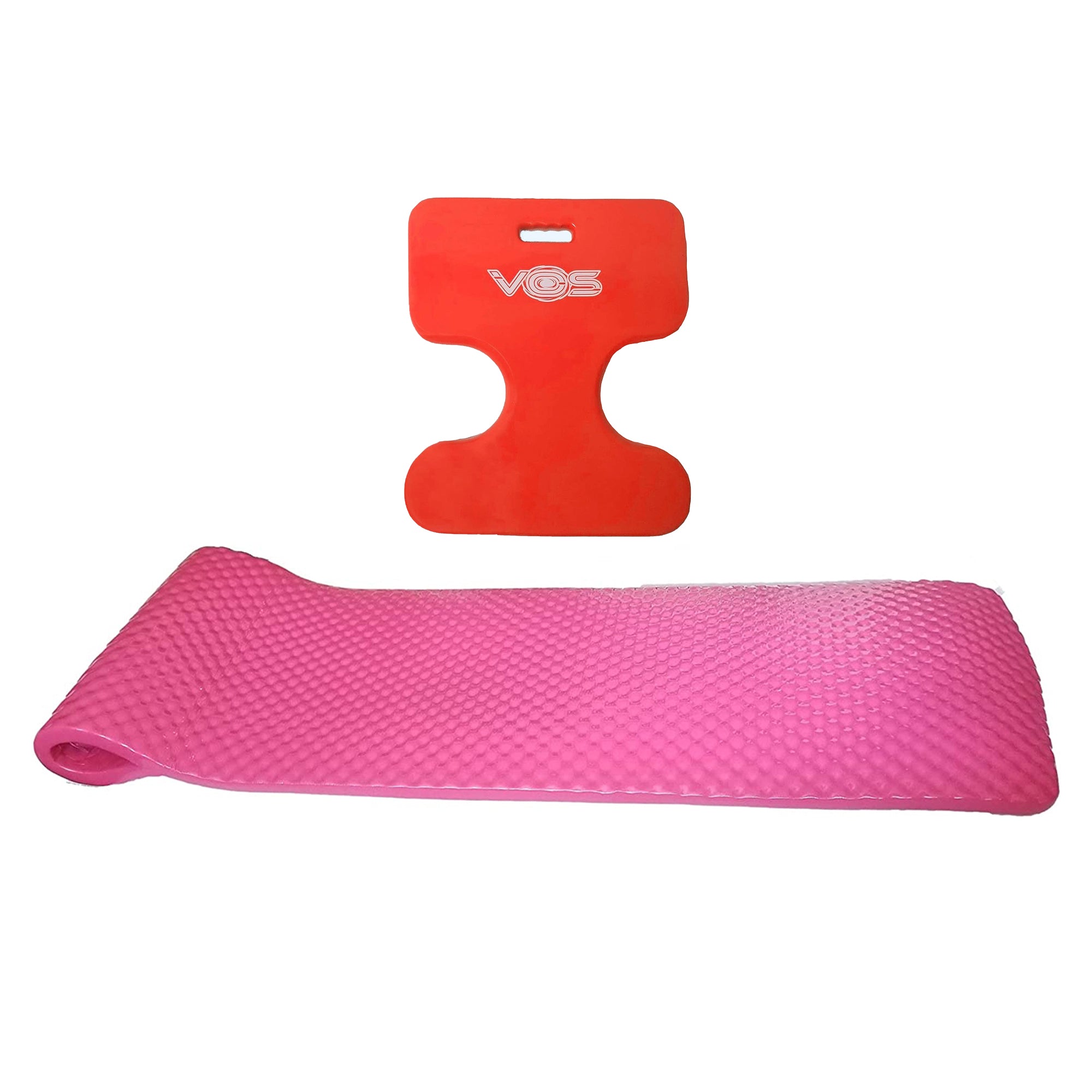 Vos 72" Chlorine Resistant Swimming Pool Float and Oasis Water Saddle Float Seat - VMInnovations