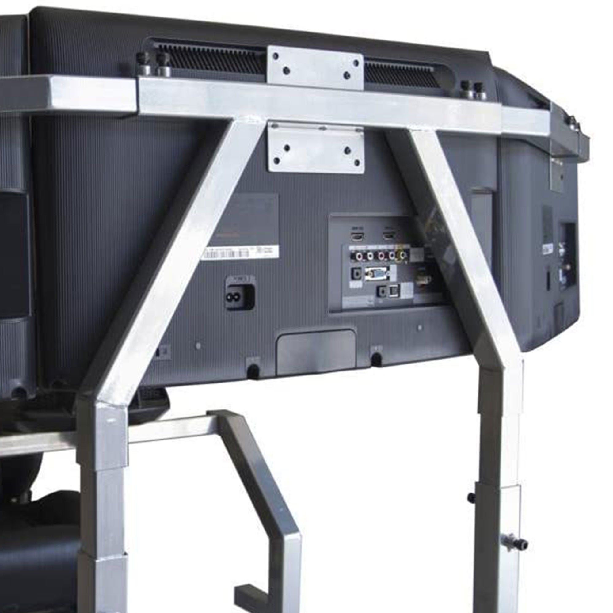 GTR Simulator Driving Simulator Cockpit w/3 24in Monitor Stands & Gaming Chair