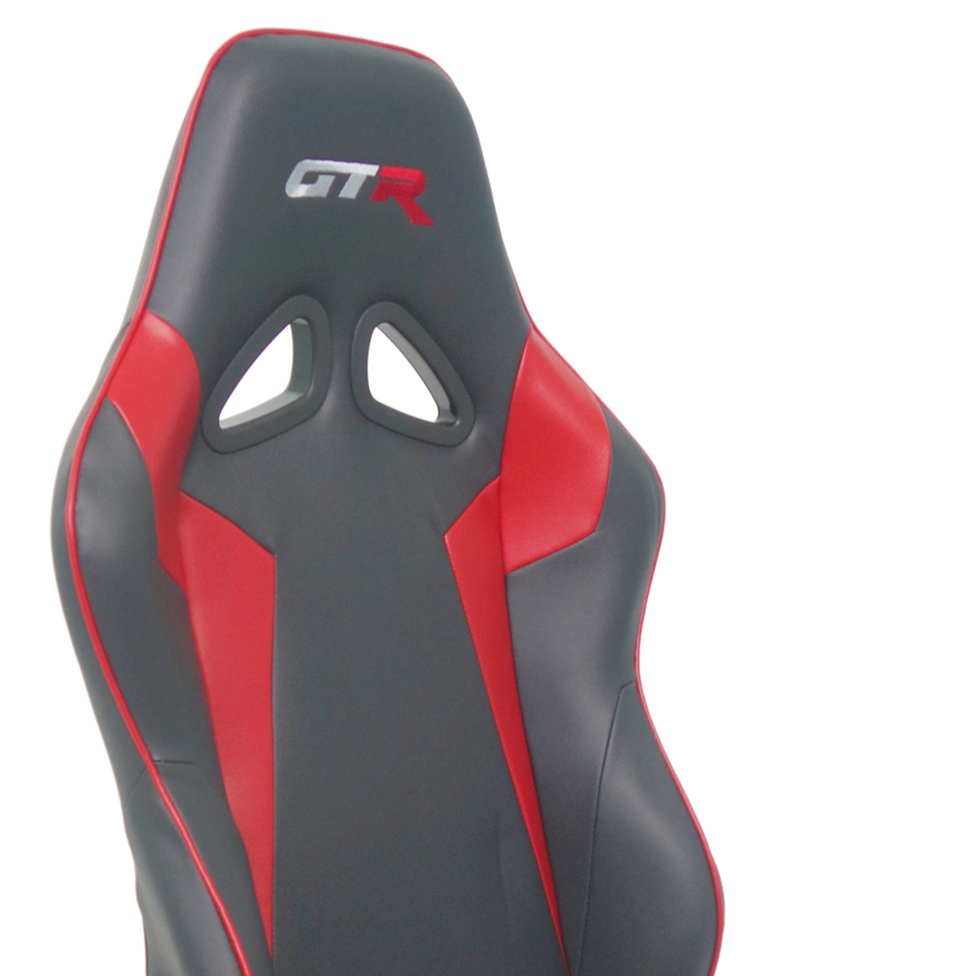 GTR Simulator S105LBK Adjustable GTA Simulation Gaming Chair, Black & Red Stripe