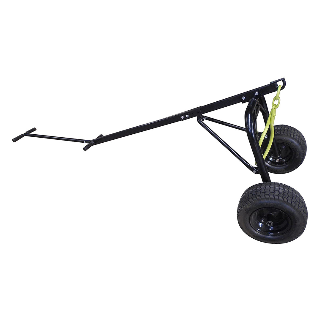 Timber Tuff Steel Log Carrier Dolly, 1000 Pound Capacity with ATV Compatibility - VMInnovations