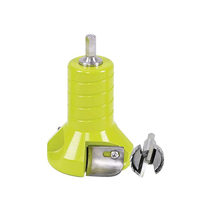 Timber Tuff 3 Piece 1, 1.5, and 2 Inch Tenon Cutter Set with Forstner Bit, Green - VMInnovations