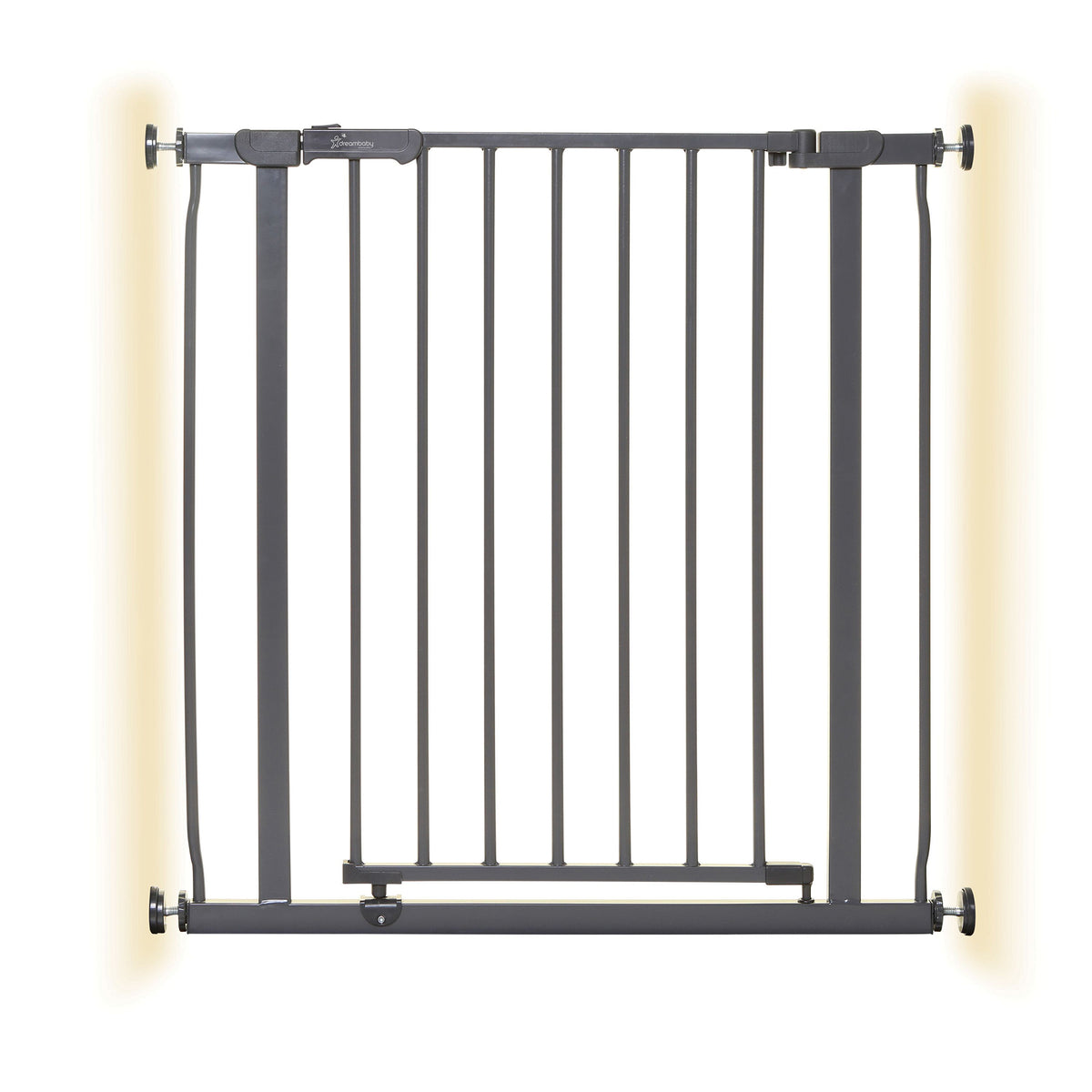 Dreambaby Ava Baby Double Lock Safety Gate for 29.5-33 Inch Openings, Charcoal - VMInnovations