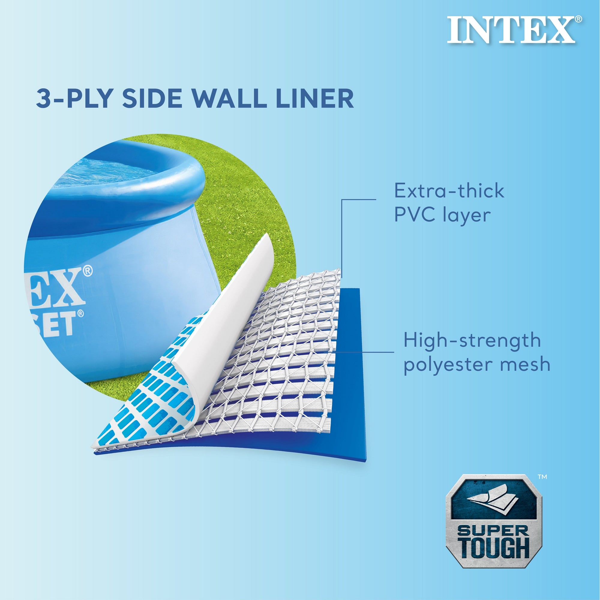 Intex 28107EH 8x24" Easy Set Inflatable Swimming Pool with Filter Blue(Open Box) - VMInnovations