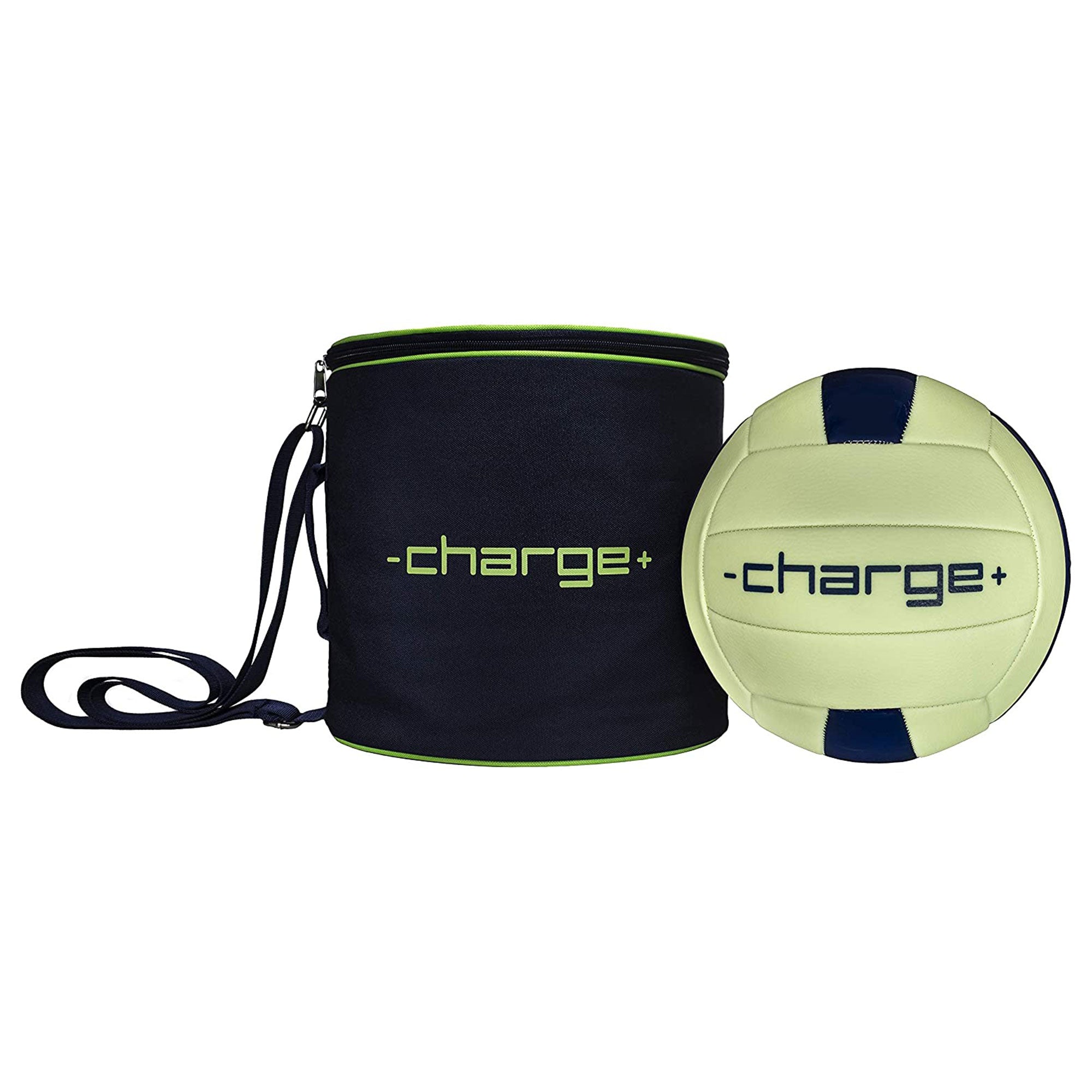 Chargeball Glow In The Dark Volleyball PRO Kit w/ Bag & Regulation Size Baseball - VMInnovations