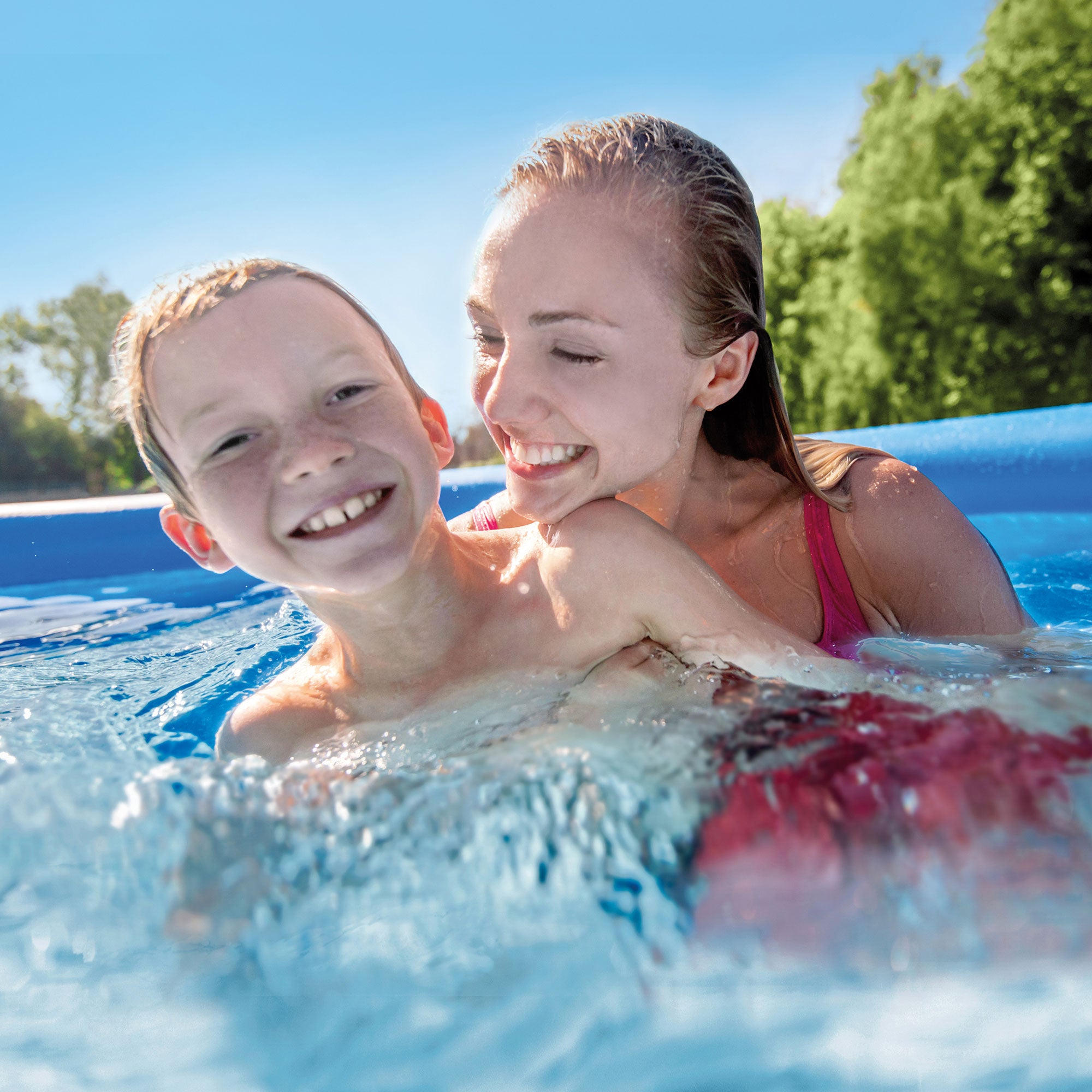 Intex 28116EH 10 X 24 Inch Easy Set Inflatable Circular Pool, Blue (Used) - VMInnovations