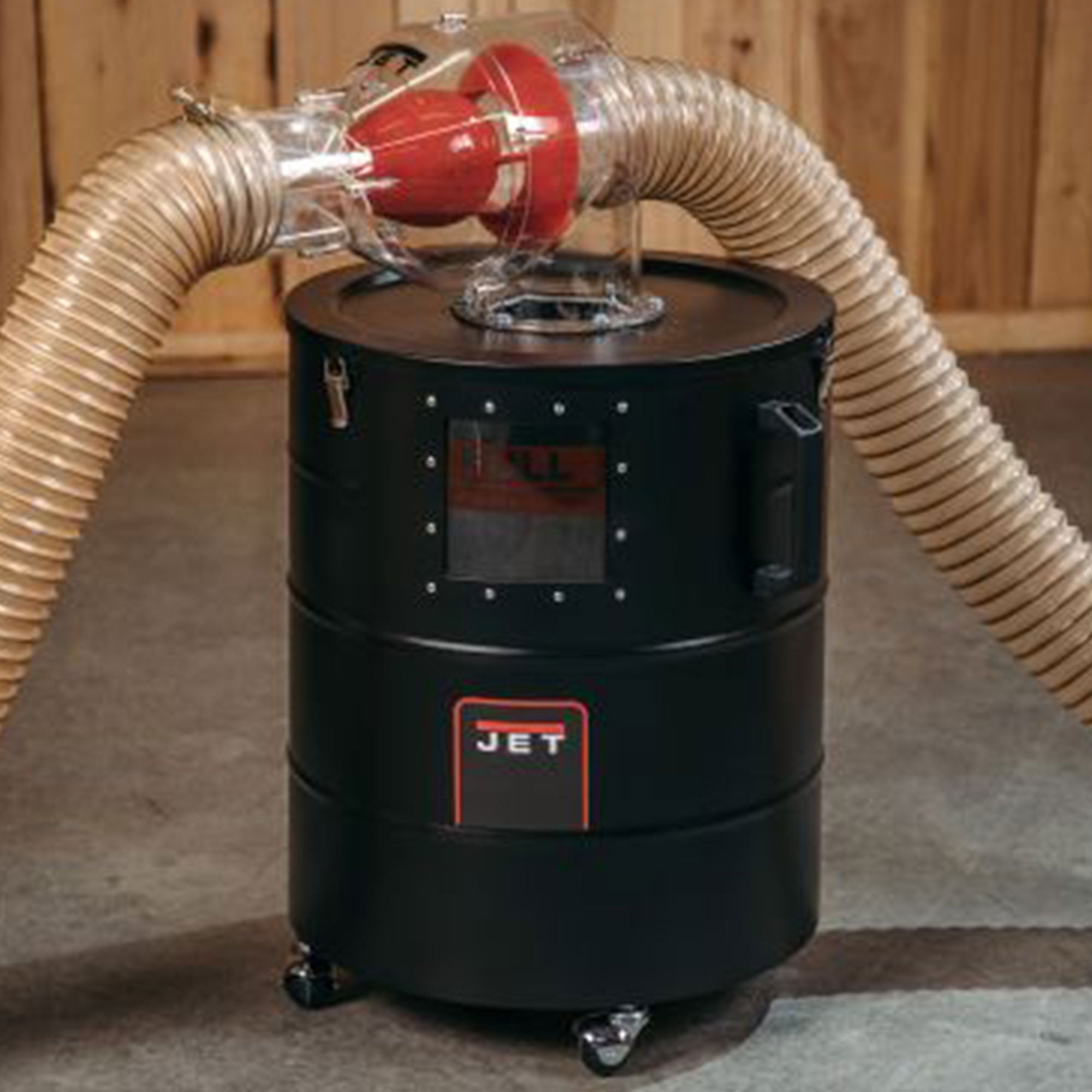 Jet 717650 Cyclone Dust and Chip Separator with Portable Metal Collection Bin