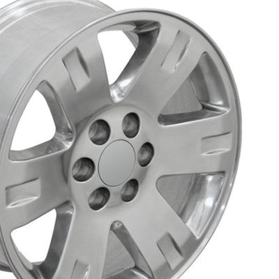OE Wheels CV81 20 x 8.5 Inch Polished Aluminum Wheel