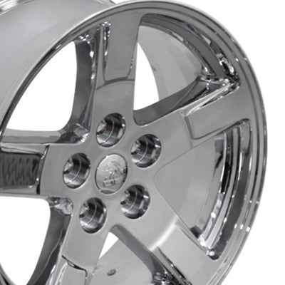 OE Wheels DG62 20 x 9 Inch Chrome Wheel Rim for RAM 1500, Dodge Durango & Dakota
