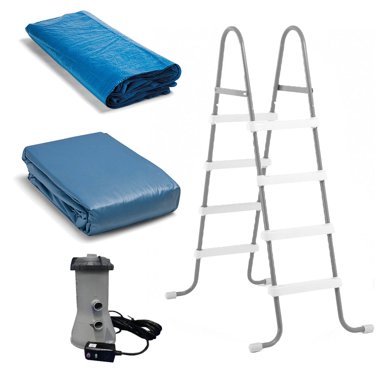 Intex 15' x 42" Easy Set Pool Complete Kit with GFCI & Filter Pump (Open Box)