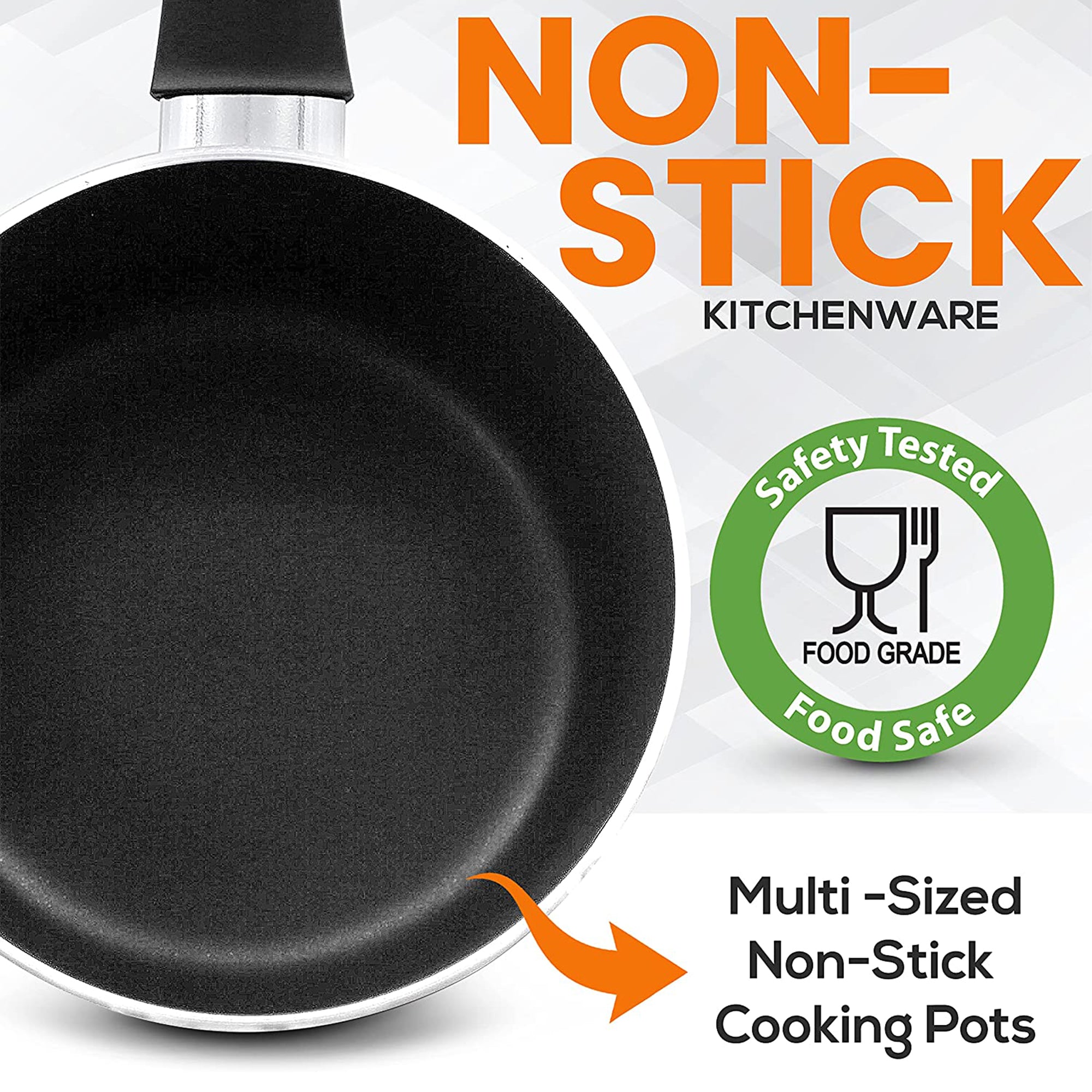 SereneLife 15 Piece Pots and Pans Home Non Stick Kitchenware Cookware Set (Used) - VMInnovations