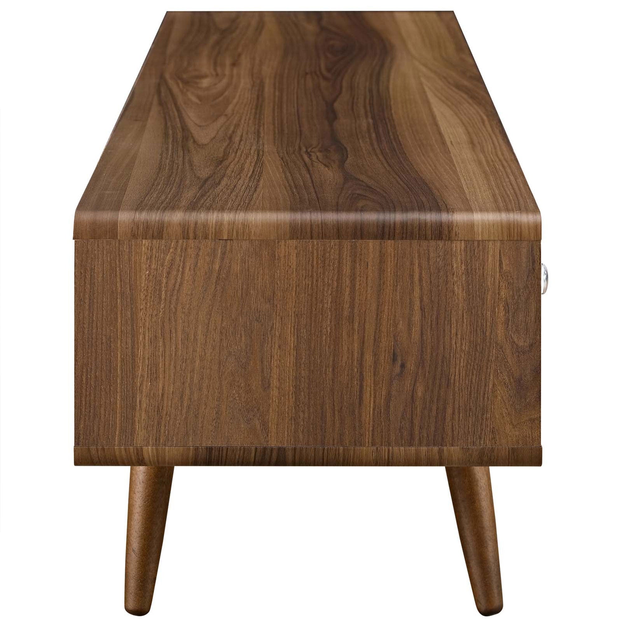 Modway Transmit Retro 55 Inch TV Stand with Open Storage Spaces (Open Box)
