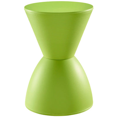 Modway Haste Contemporary Modern Hourglass Stool with Storage Compartment, Green