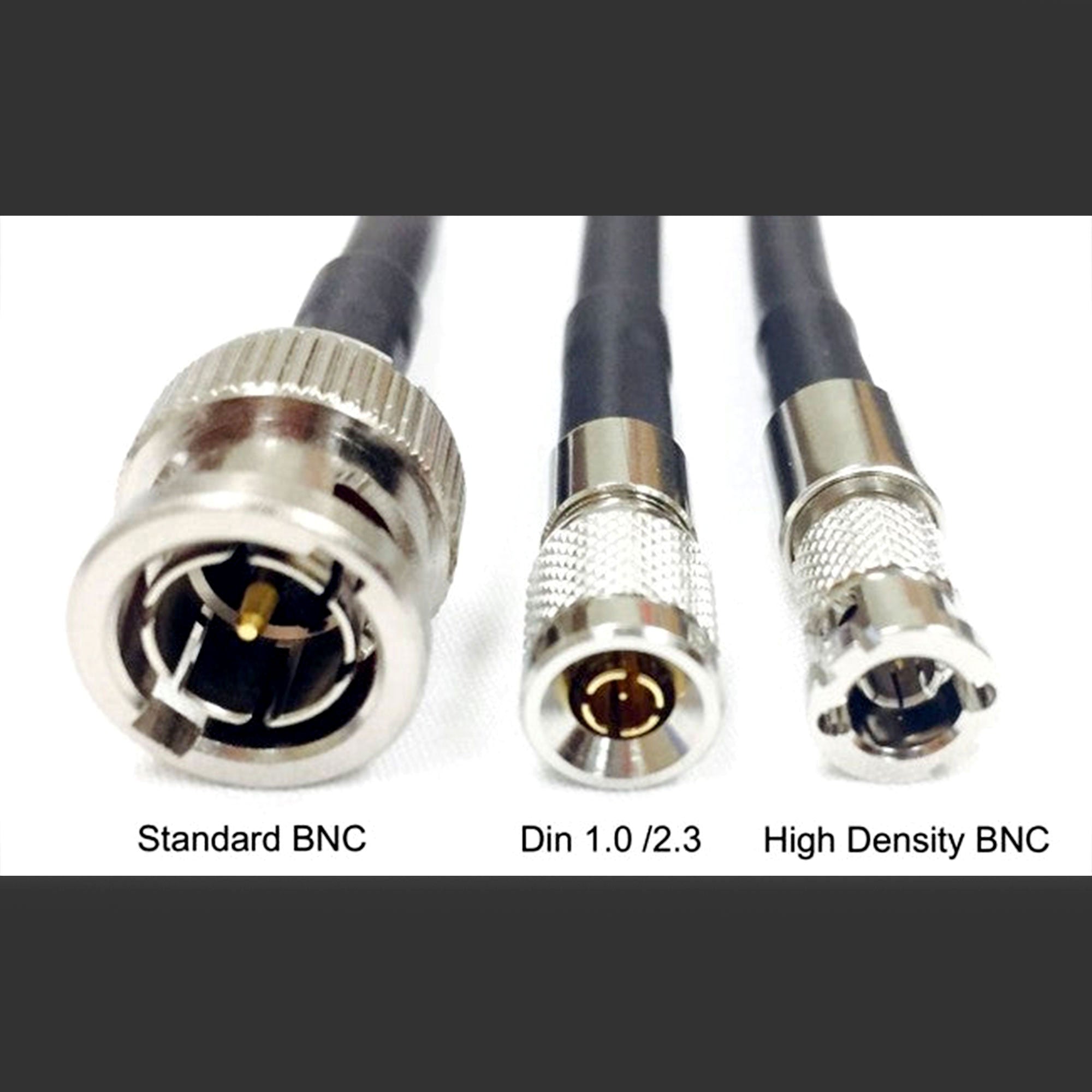 Custom Cable Connection 3 Ft Male to Micro BNC HD-SDI Belden Video Adapter Cable