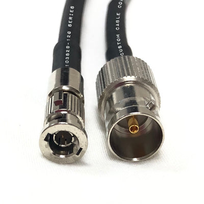 Custom Cable 5 Foot BNC to Micro BNC Female Ended Video Adapter Cable (Open Box)