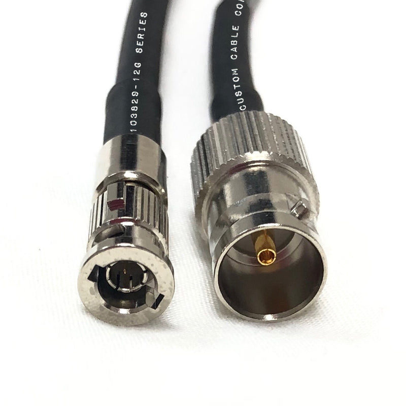 Custom Cable 5 Foot BNC to Micro BNC Female Ended Video Adapter Cable (Open Box)