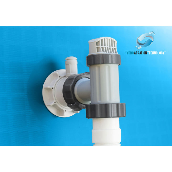 Intex 18ft x 48in Prism Metal Frame Above Ground Swimming Pool, Pump (For Parts) - VMInnovations