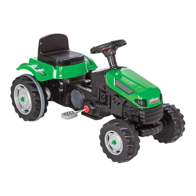 Pilsan 07 314 Children's Outdoor Ride On Active Tractor w/ Pedal, Ages 3+, Green
