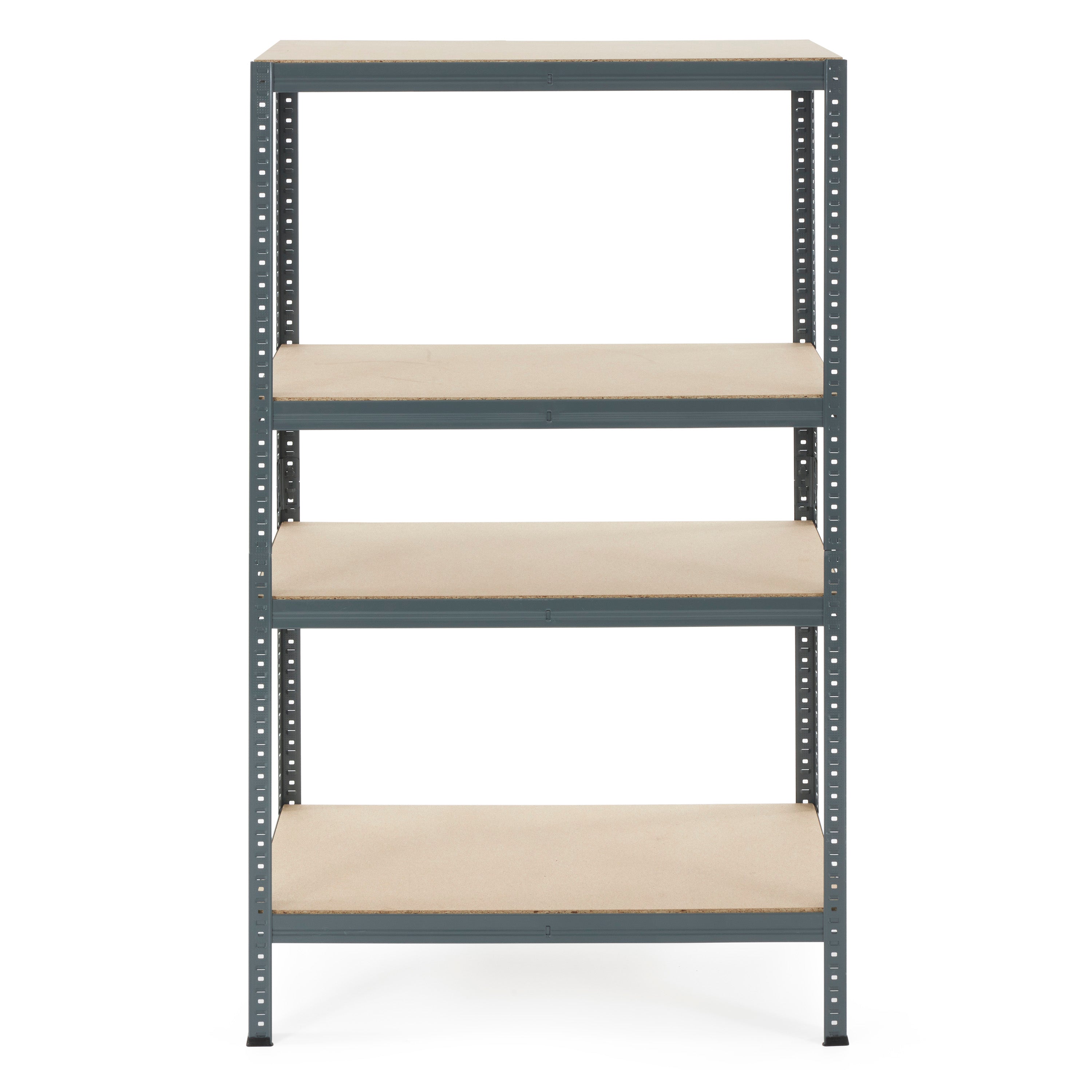 36 x 60 Inch Boltless 4 Tier Adjustable Storage Shelving Unit (Open Box) - VMInnovations