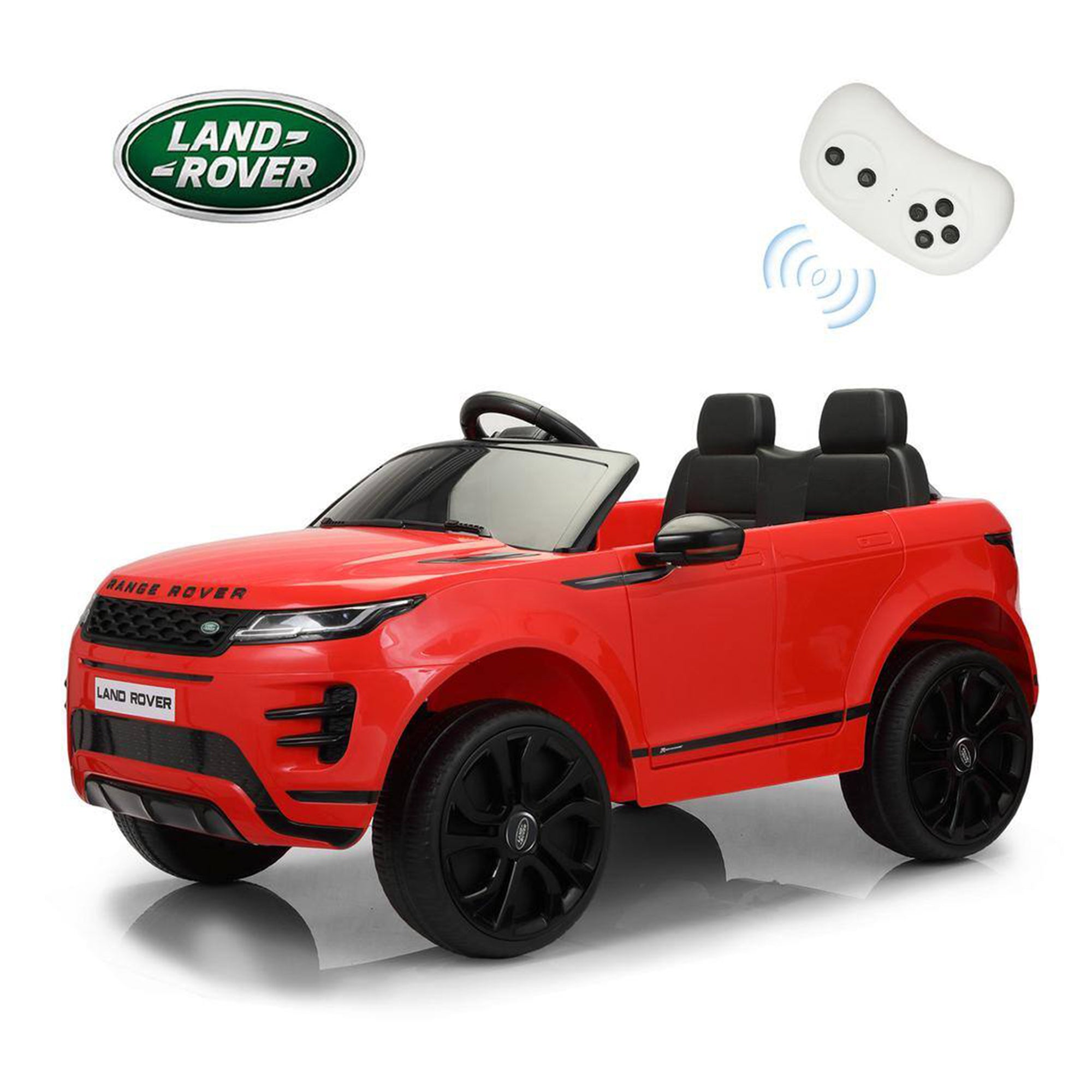 Kids Electric Battery Powered Licensed Land Rover Ride On Toy Car, Red (Used) - VMInnovations