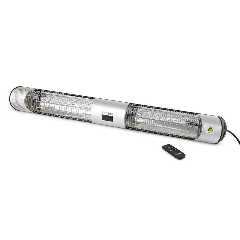 HeatMate HME-GD15 Electric Graphite Outdoor Patio Heater with Remote (Used)