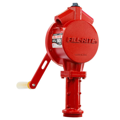 Fill-Rite FR110 Fuel Transfer Rotary Hand Pump with Strainer and Check Valve