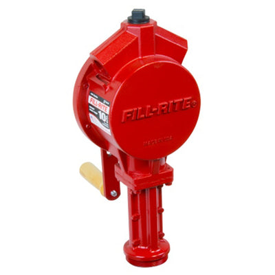 Fill-Rite FR110 Fuel Transfer Rotary Hand Pump with Strainer and Check Valve