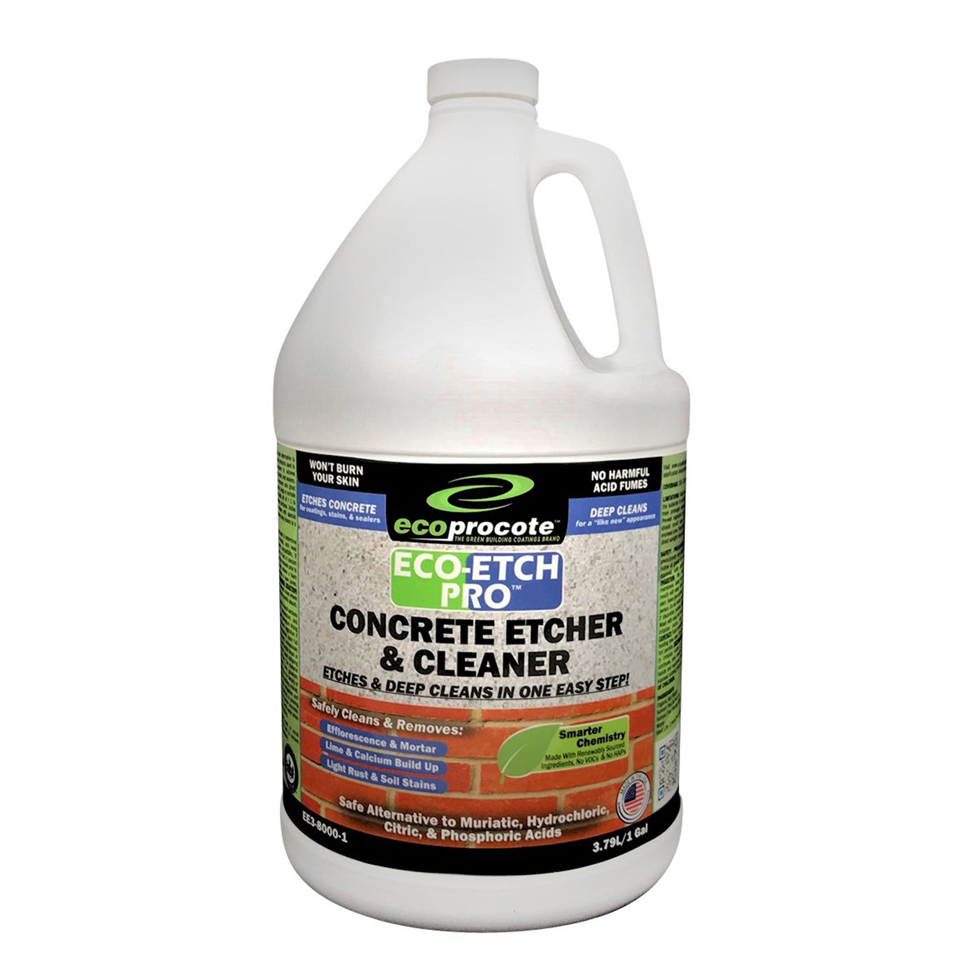 EcoProCote Acri Soy Wood Floor & Concrete Sealer & Eco-Etch Pro Etcher & Cleaner - VMInnovations