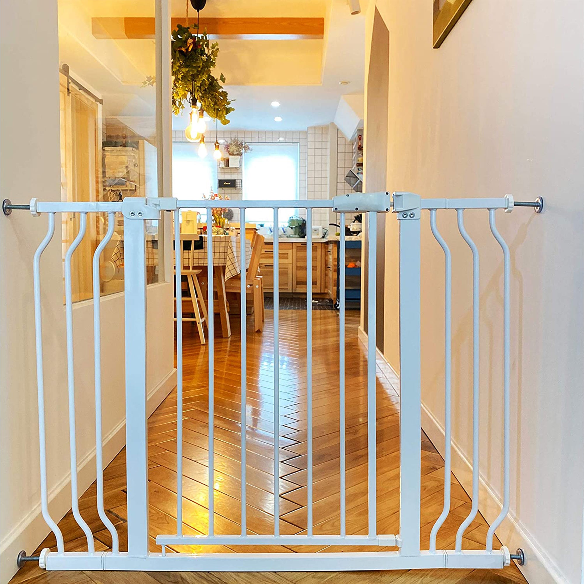 BalanceFrom Walk Thru Auto Close Hold Open Baby Safety Gate, 29.1-43.3" (Used) - VMInnovations